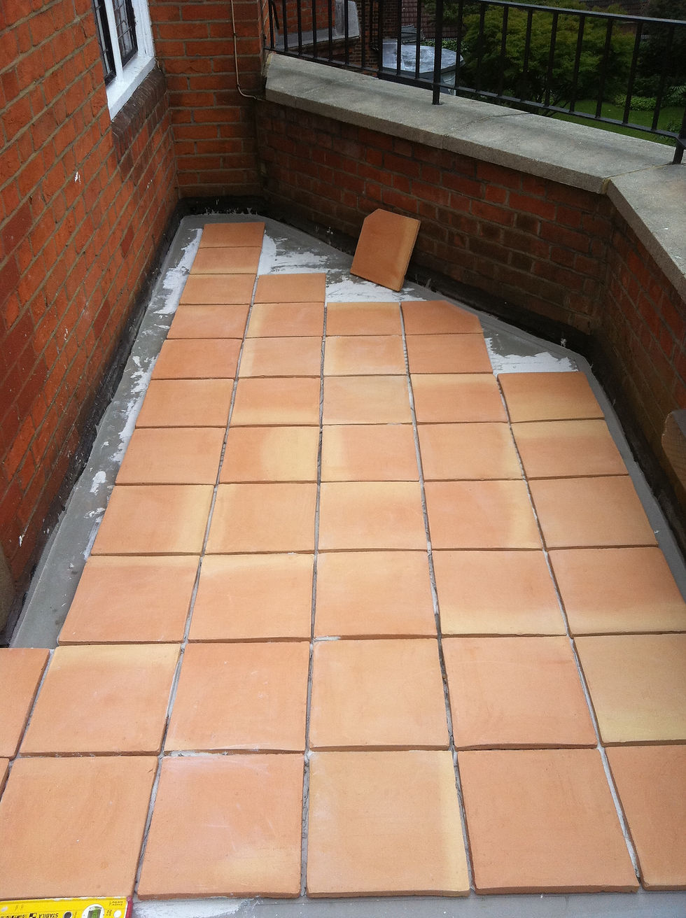 Neil's terracotta Floor