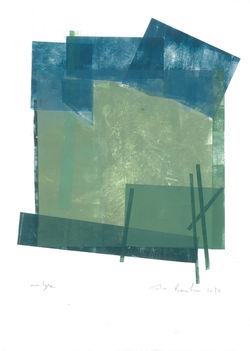 Untitled, monotype, 39X28 , 2017