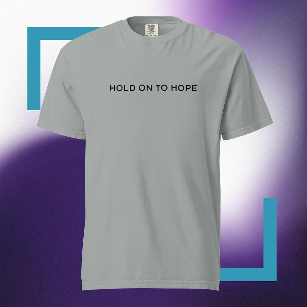 Thumbnail: "Hold On to Hope" Comfort Colors Unisex T-Shirt