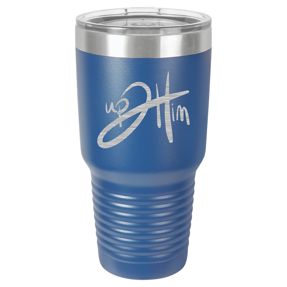 Thumbnail: CLOSEOUT 30oz. Stainless Steel Laser Engraved Tumbler