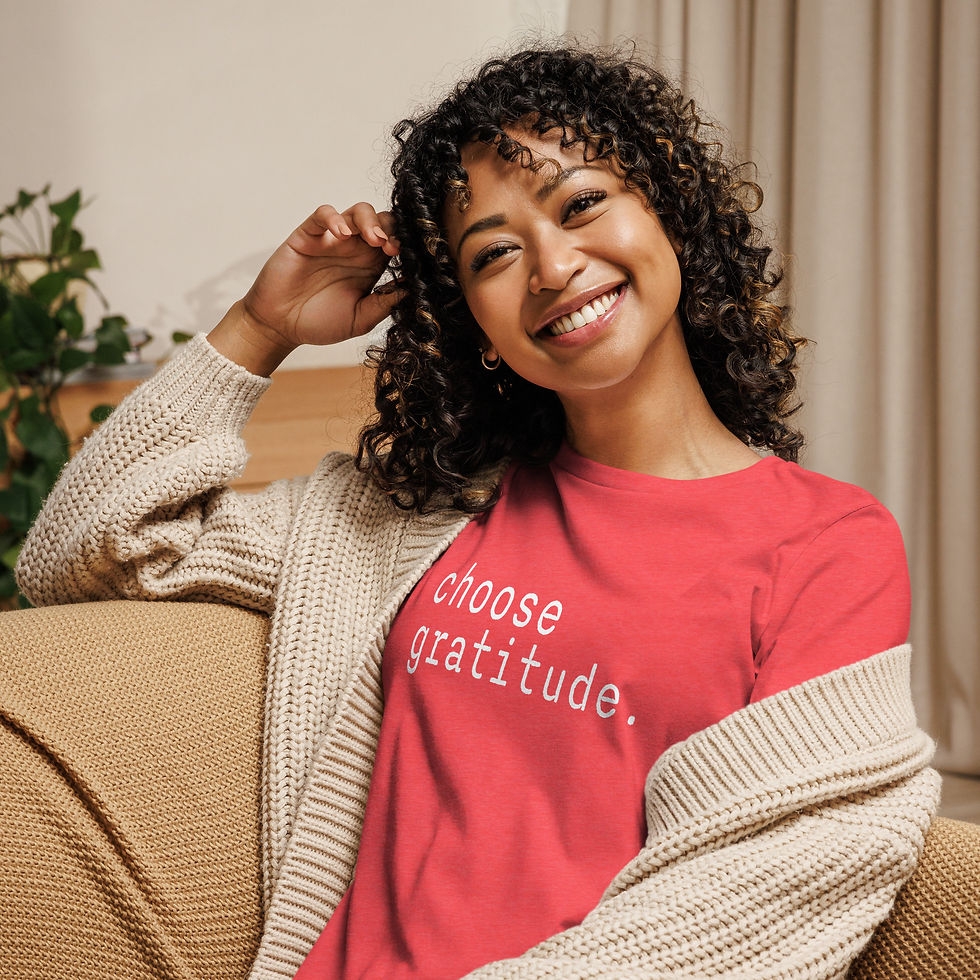 Thumbnail: "Choose Gratitude." Women's T-Shirt