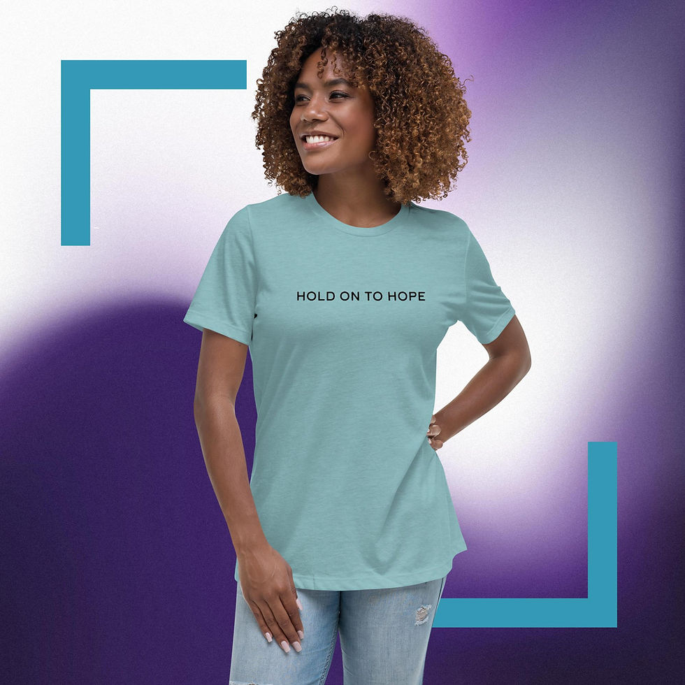 Thumbnail: "Hold On to Hope" Women's T-Shirt