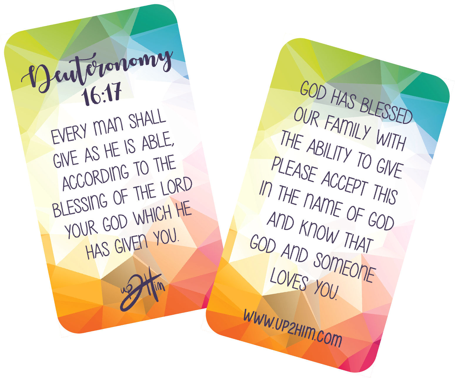 Blessing Cards (Deuteronomy 16:17)