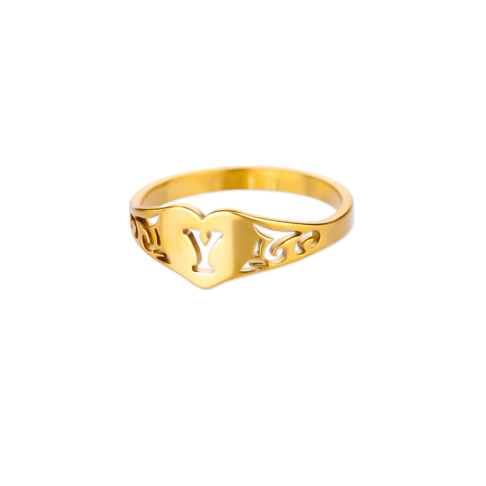 Thumbnail: Personalized Letter Ring