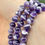 Thumbnail: Amethyst Chevron Bead Bracelet