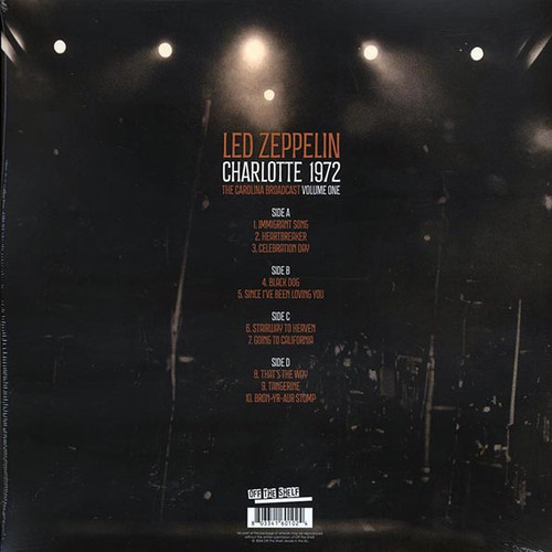 Led Zeppelin - Charlotte 1972 Volume 1: The Carolina Broadcast