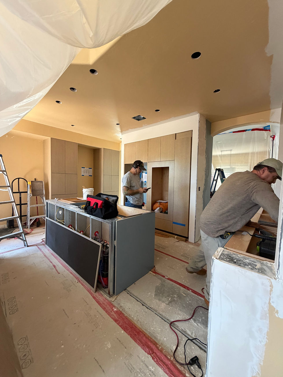 island view under construction