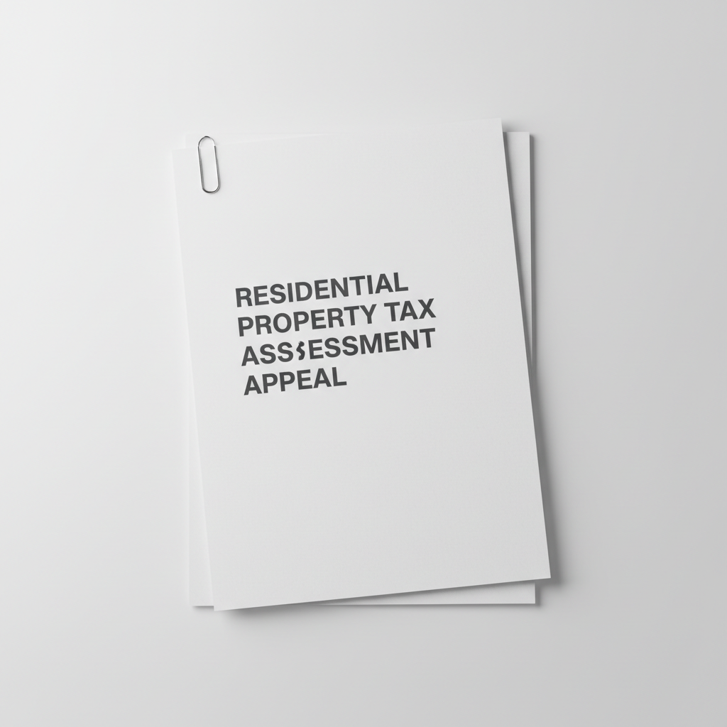Tax Appeal Document