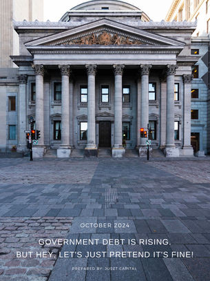 Government debt is rising. But hey, let's just pretend it's fine!