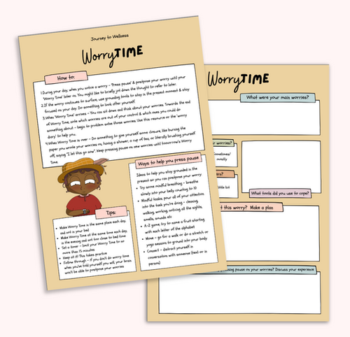 Scheduling Worry Time.pdf Worry Time | Journey to Wellness