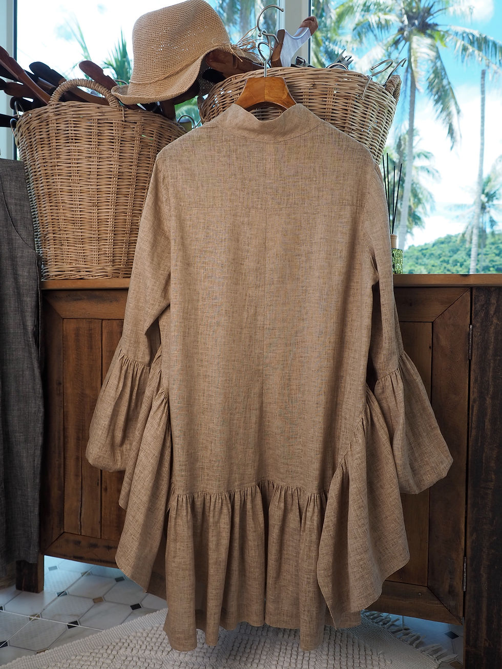 ภาพขนาดย่อ: Blouse Boho "Botanique" B16052-1