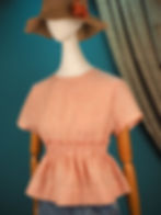 Thumbnail: High Waist Blouse Orange