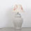 Thumbnail: Ceramic Side Lamp with Floral Lamp Shade