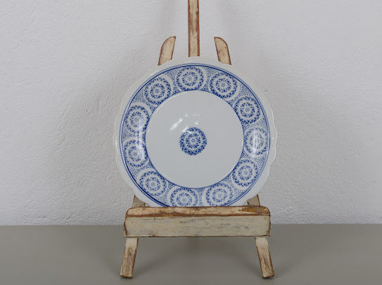 Thumbnail: A Selection of 7 Varied Blue & White Ceramic Side Plates