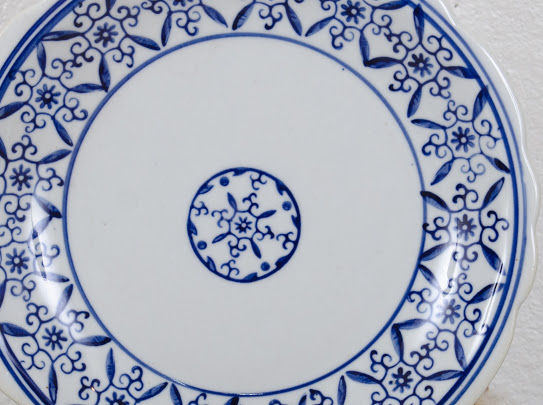 Thumbnail: A Selection of 7 Varied Blue & White Ceramic Side Plates