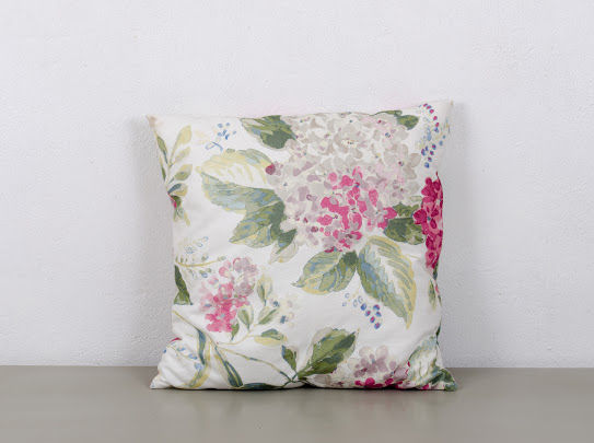 Thumbnail: Pink & Green Floral Cushion