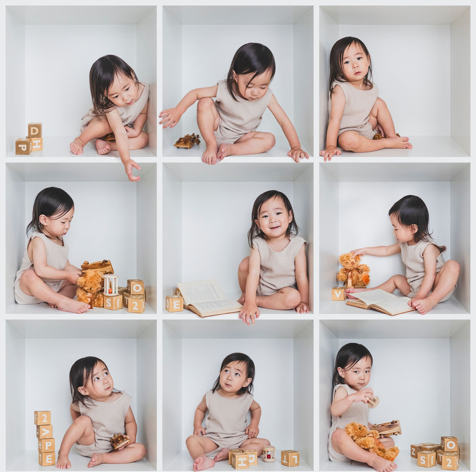 柳川市BOXフォト キッズ成長記念スタジオ撮影 Bear’s Home Studio