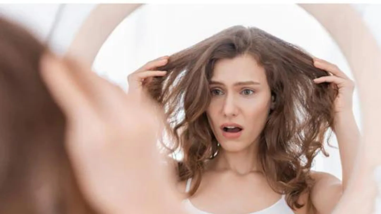 girl with hair loss