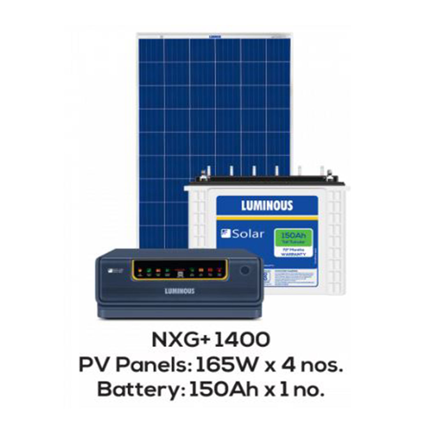 Solar Off Grid Combo - 900 VA (BIS Certified)