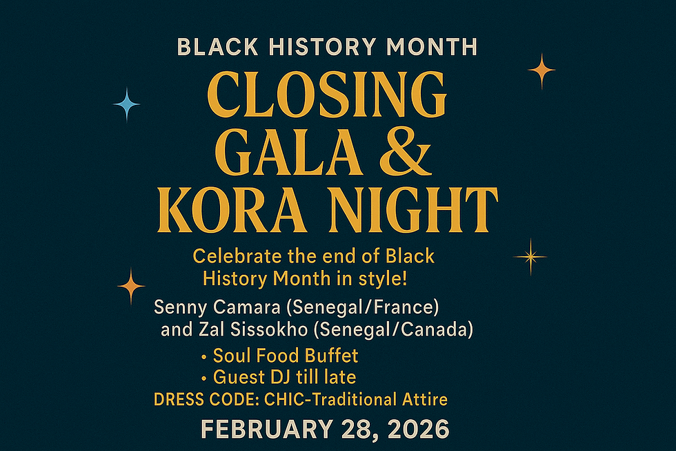 Black History Month Closing  Gala & Kora Night