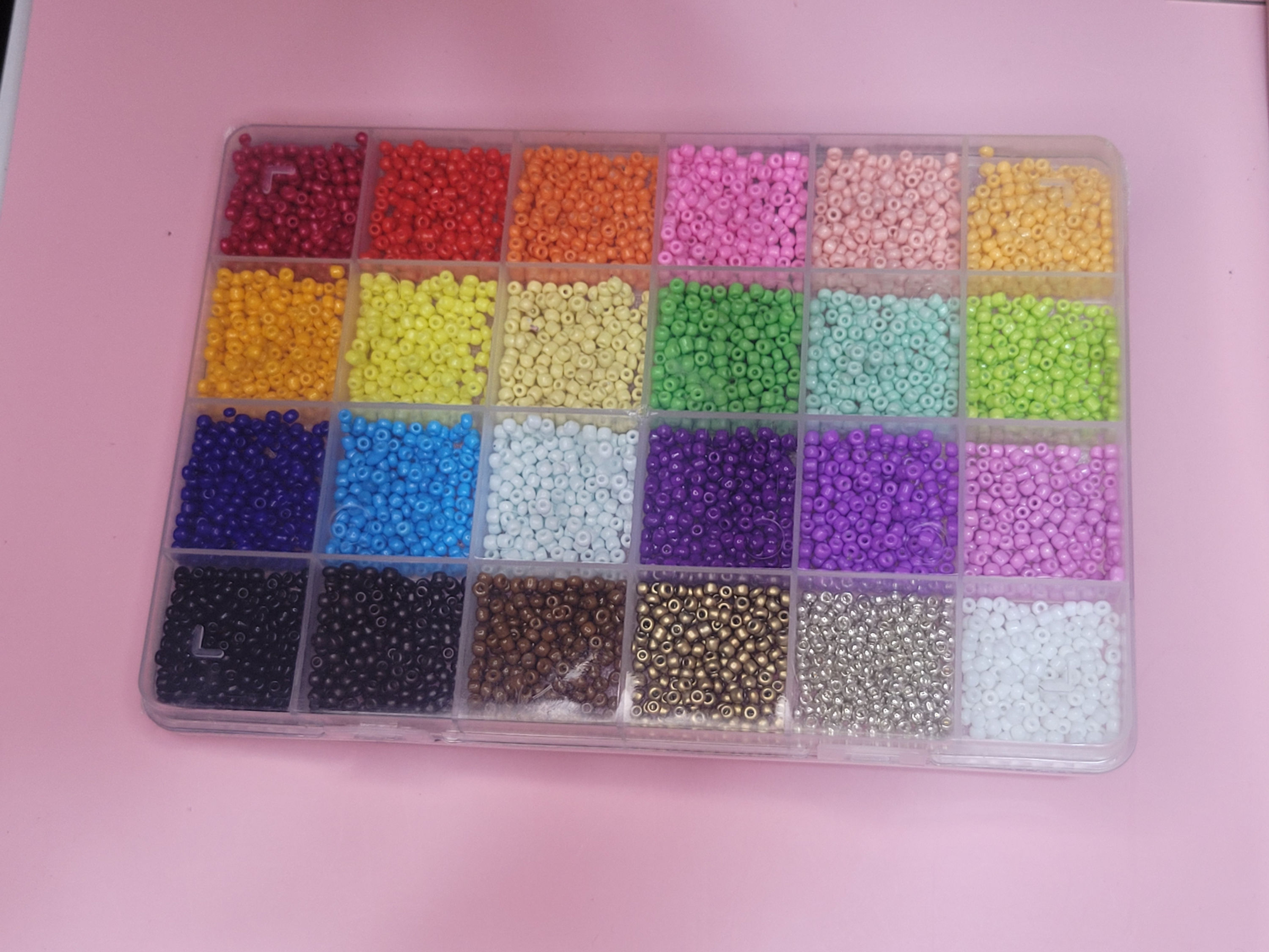 Mixed Rainbow 8/0 Glass Seed Bead Kit