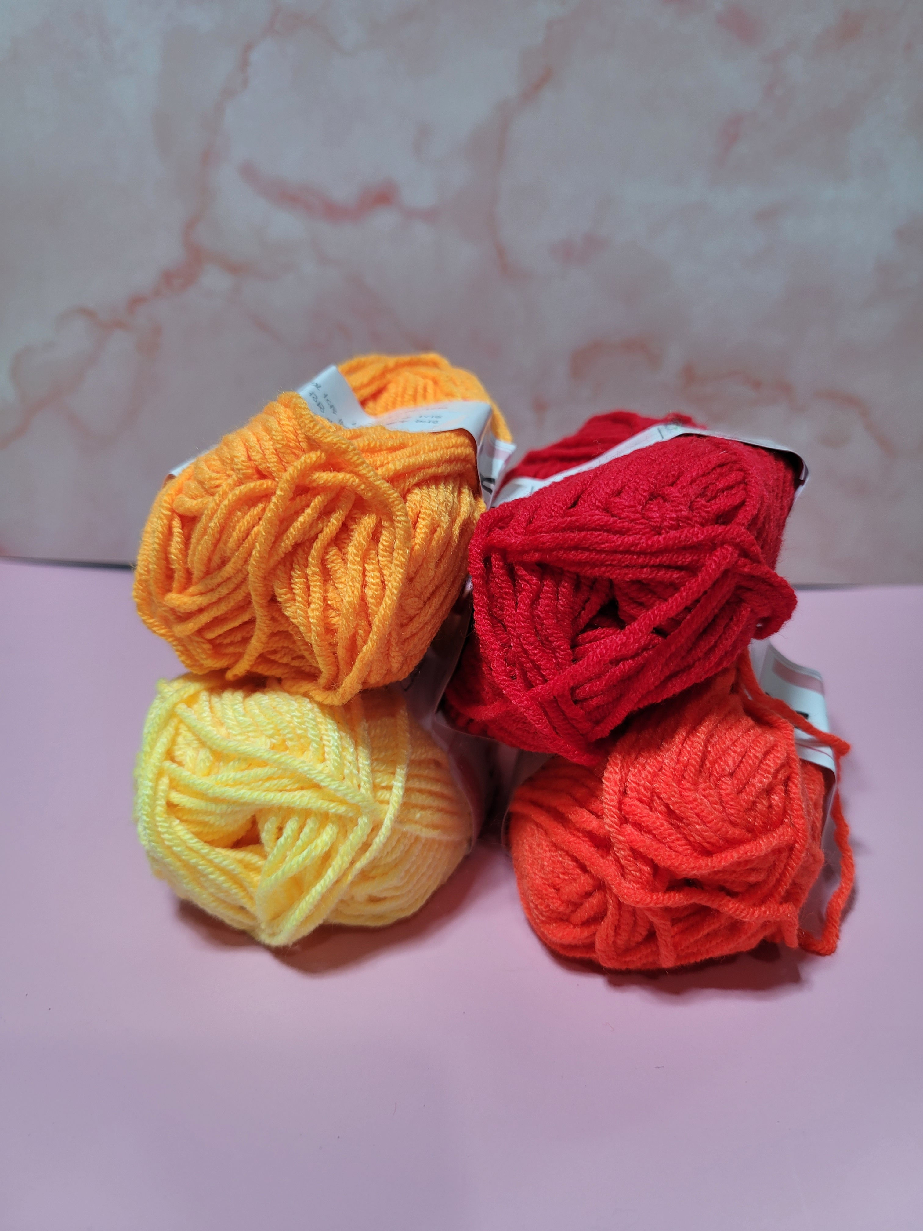 Mixed Yarn Ball lot– 2.50oz | Knitting & Crochet Yarn |Craft Yarn