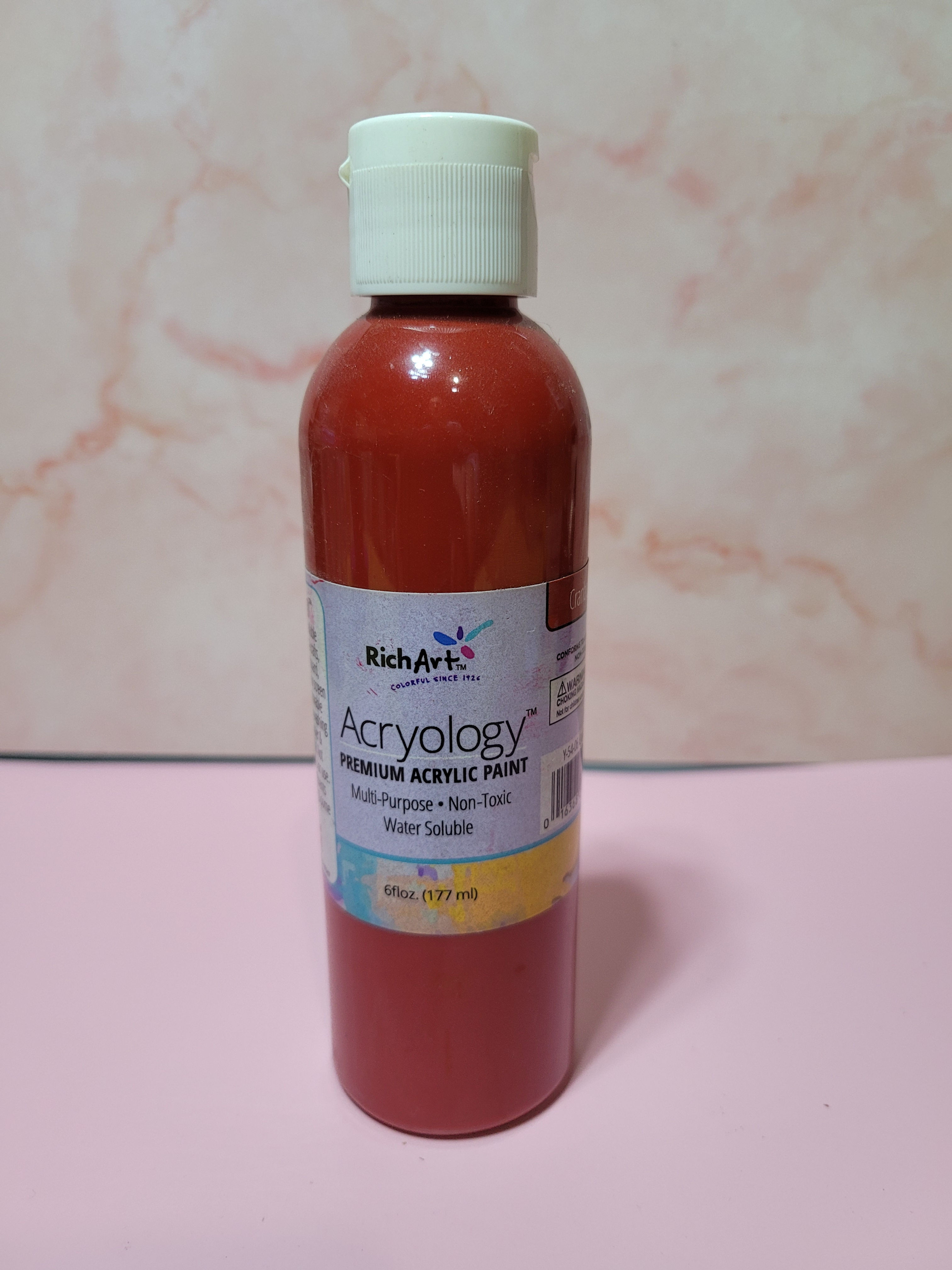 RichArt Acryology Red Acrylic Paint 6 oz