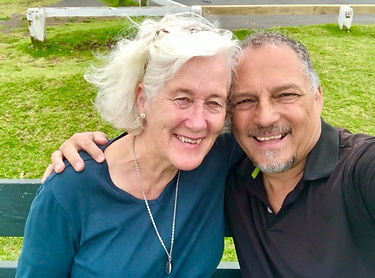 Karen and Aubrey on Mt Vic, Devonport.jpeg