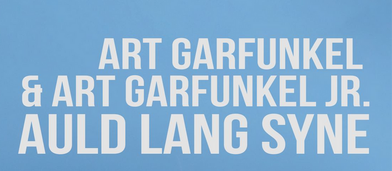 Dettaglio della copertina del singolo „Auld Lang Syne“