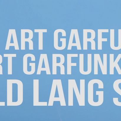 Single cover of “Auld Lang Syne” by Art Garfunkel Jr.