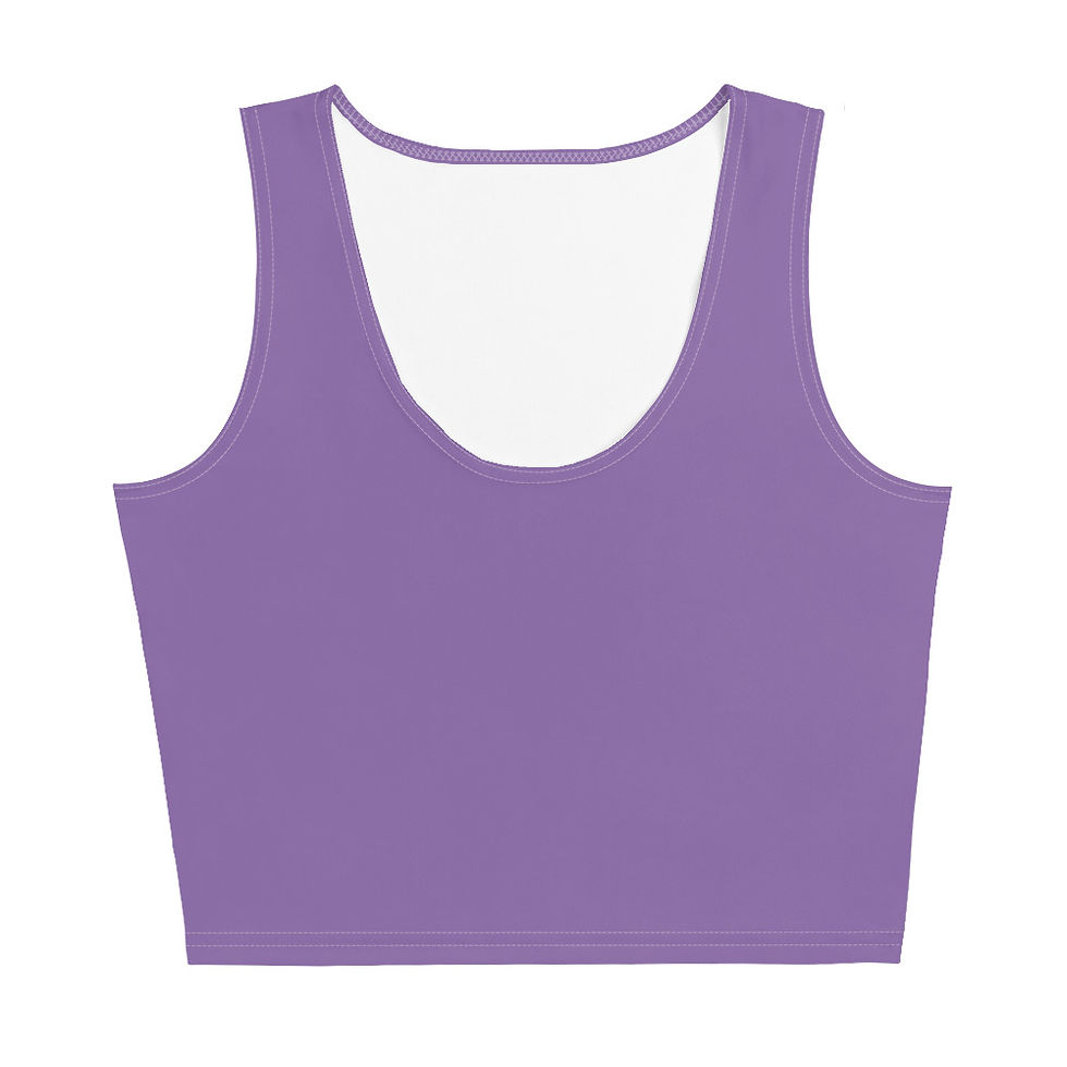 Purple Fitness Crop Top