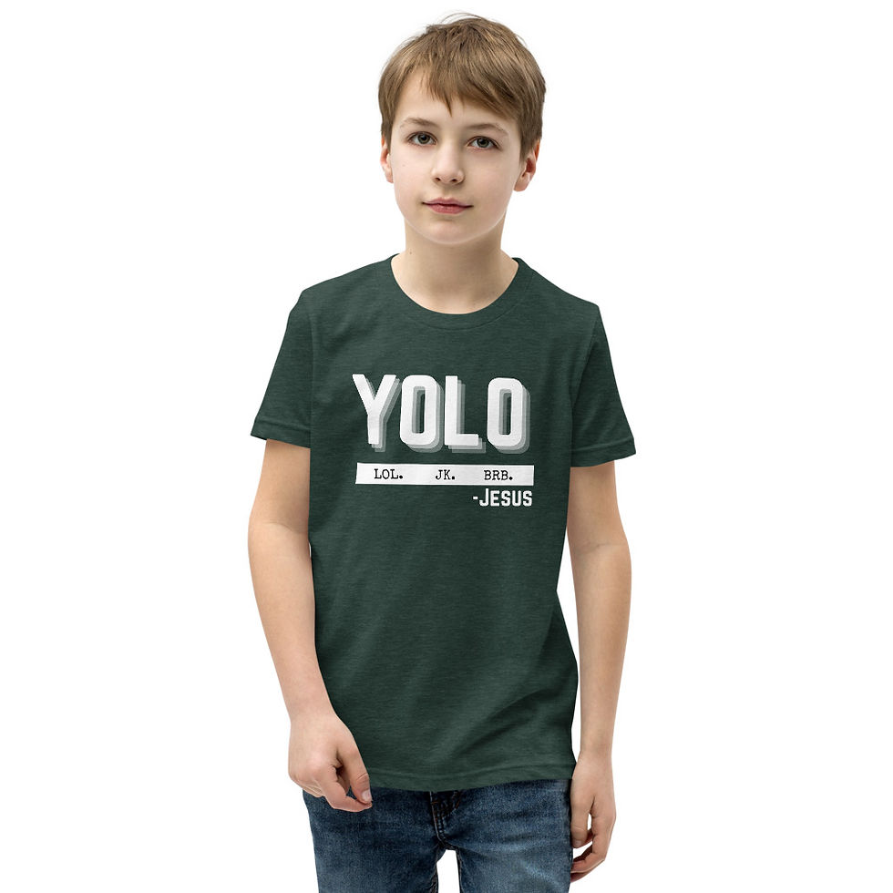 Thumbnail: YOLO Youth Short Sleeve Tee 