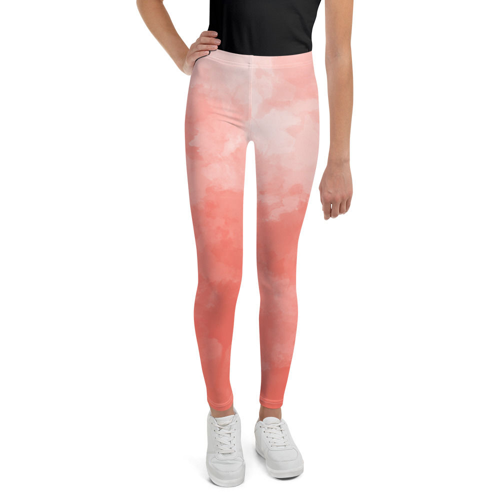 Coral Oasis Youth Leggings