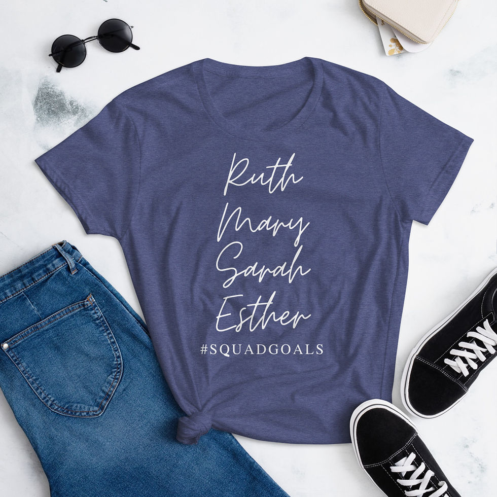 Thumbnail: Squad Goals Fitted Tee