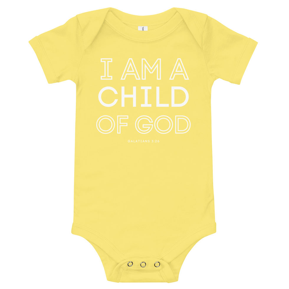 Thumbnail: I Am A Child of God Onesie