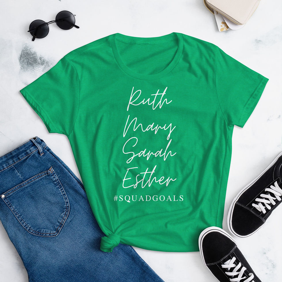 Thumbnail: Squad Goals Fitted Tee