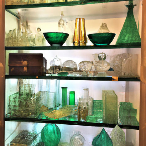 Using Glass Shelves to Display Decorative Items