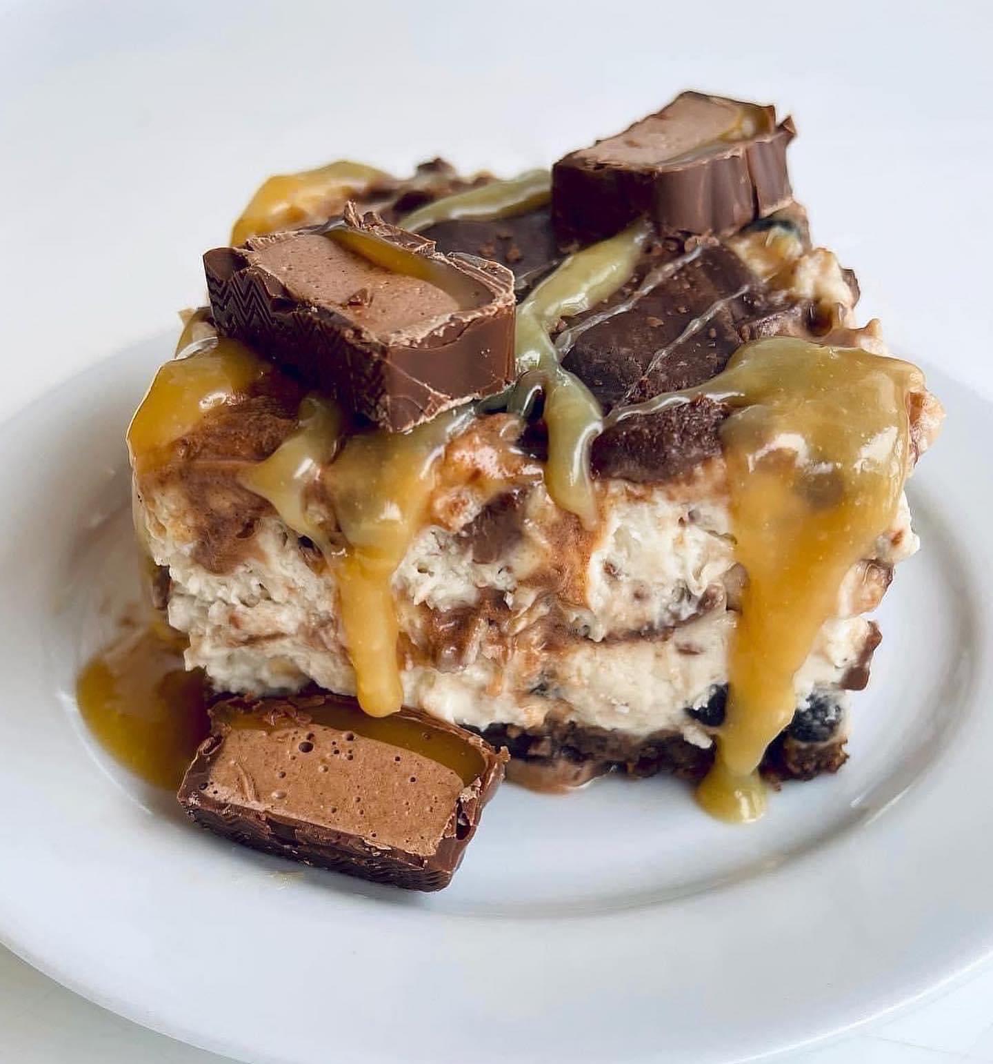 Portion - gateau à la barre Mars