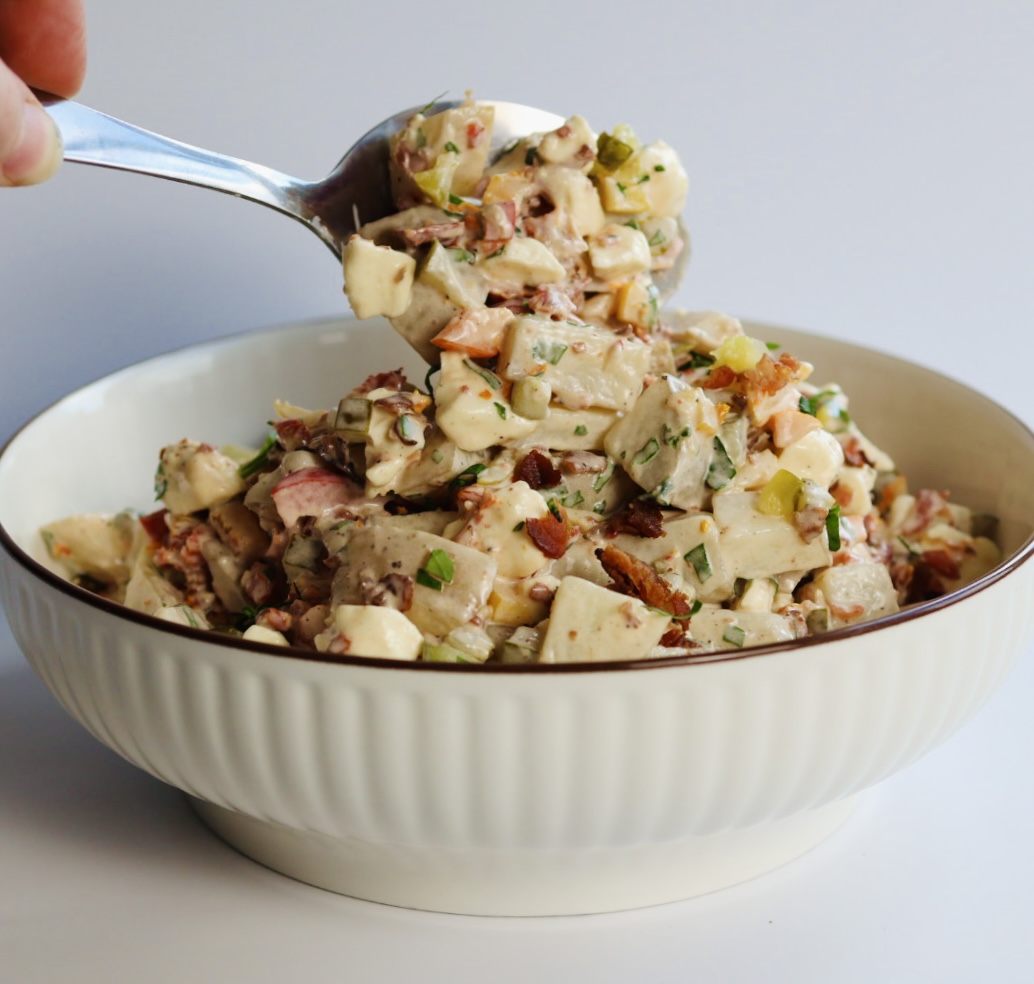 Salade de patates grelots & bacon