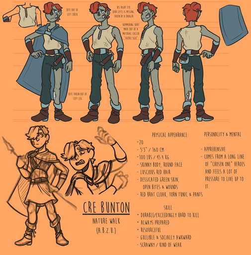 Cre Bunton - Concept + Turnaround