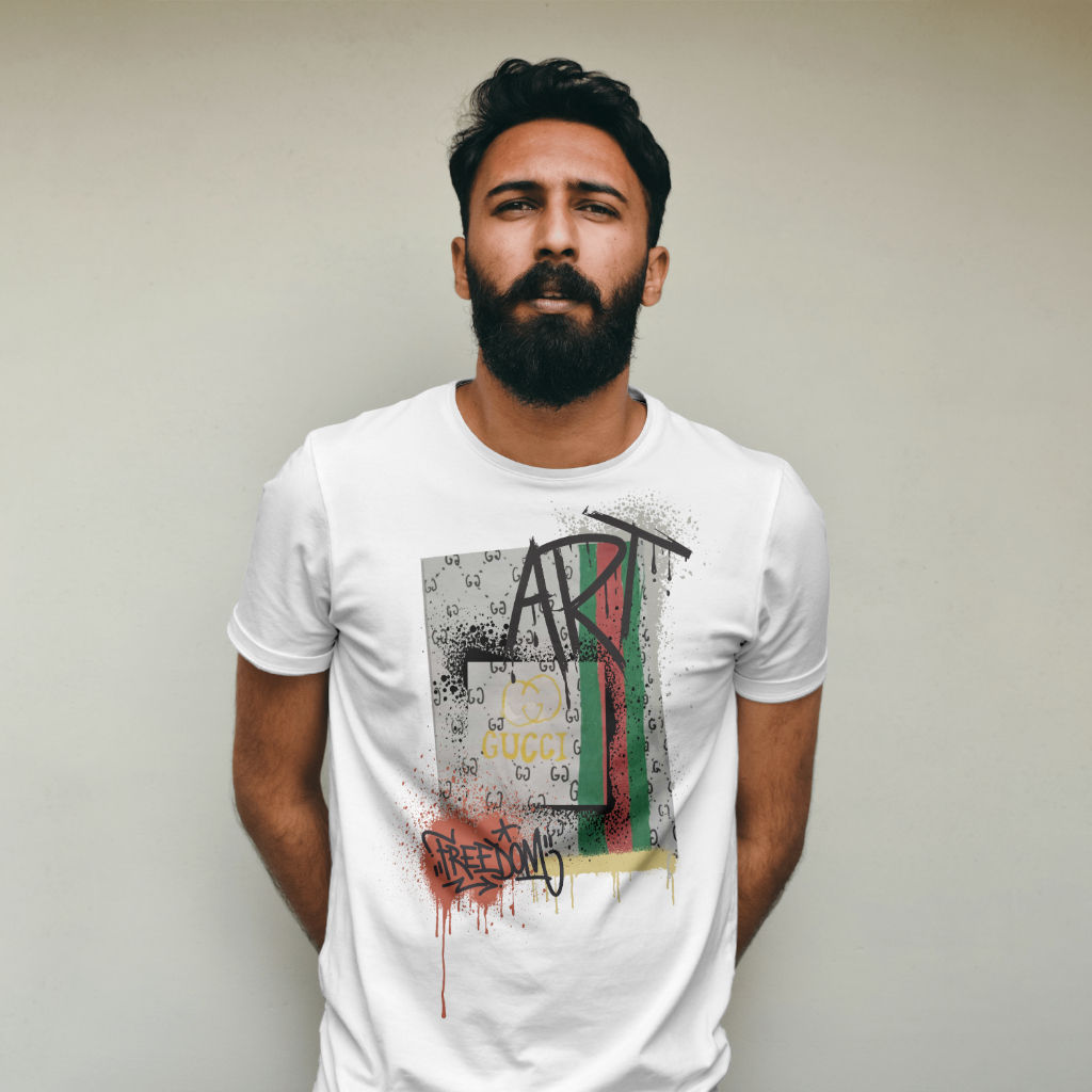 Art Freedom Graphic Tee (Hand Drawn)