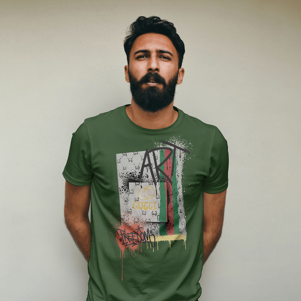 Thumbnail: Art Freedom Graphic Tee (Hand Drawn)