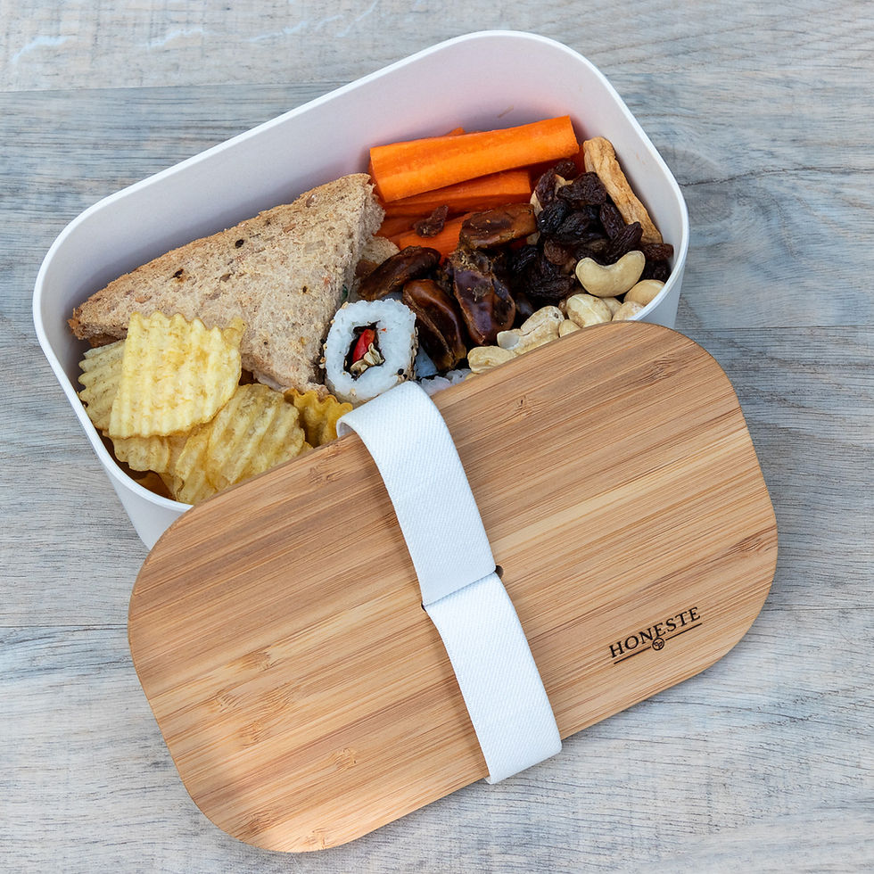 Eco-friendly bamboo lunch, storage, Tupperware zero-waste box