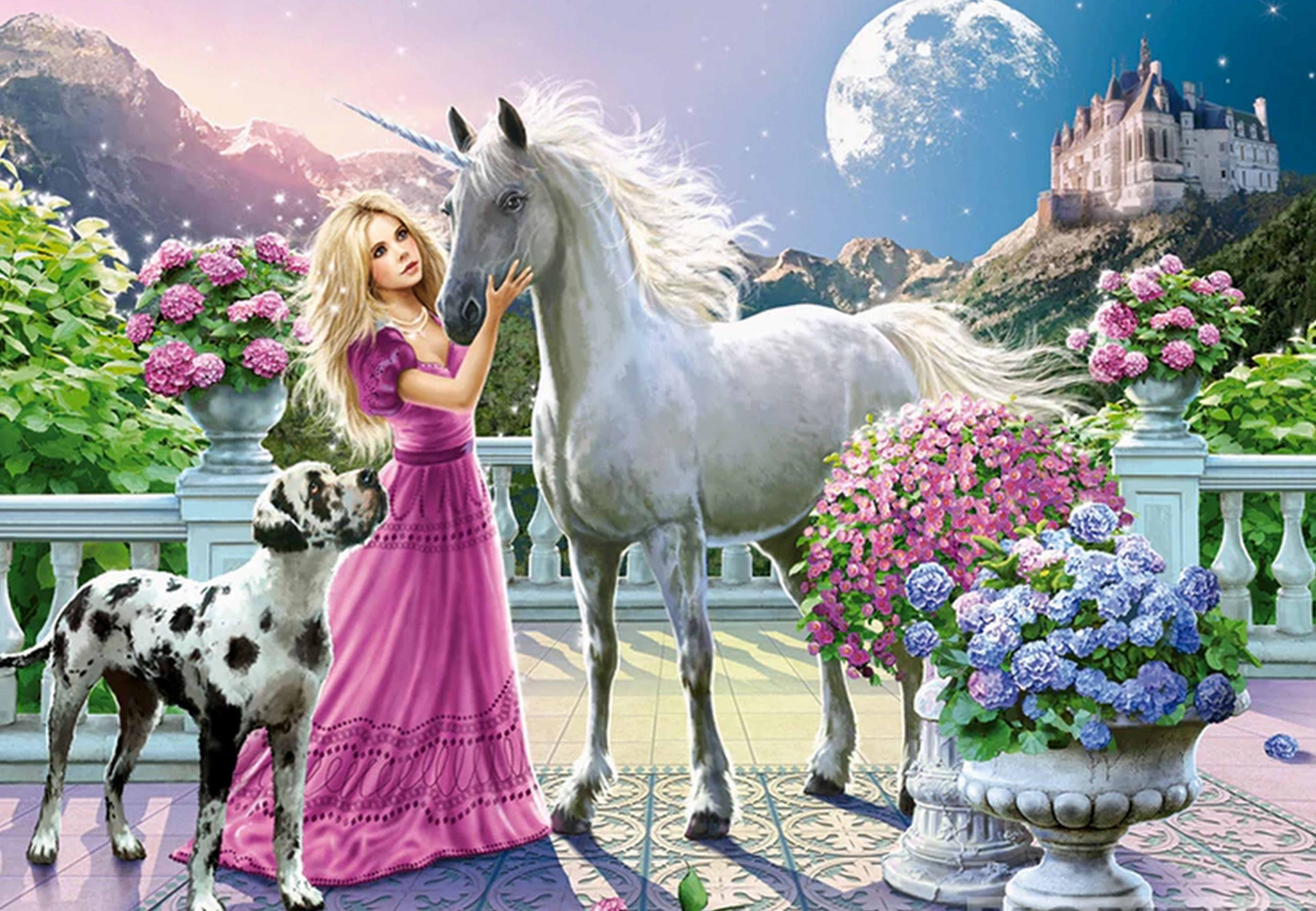 la licorne vient nous rendre visite