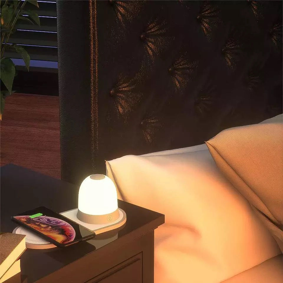 الصورة المصغرة: اضاءة مع قاعدة شحن لاسلكي BlitzWolf