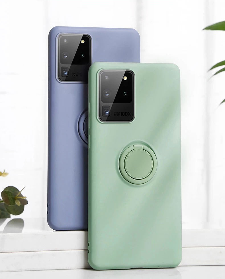 الصورة المصغرة: كفر برتقالي مع حلقة مغناطيس - سامسونج/ هواوي