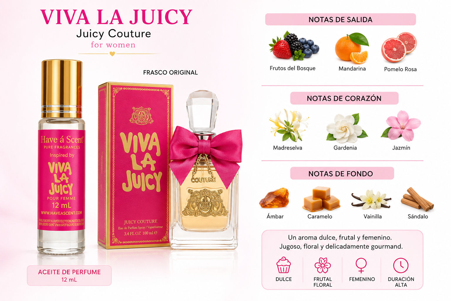 Perfume Fragrance Oil viva la juicy original 