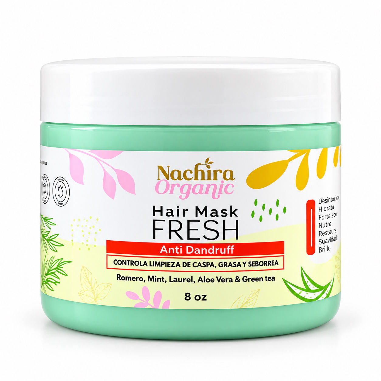 HAIR MASK FRESH CONTROL GRASA CON ROMERO Y MENTA