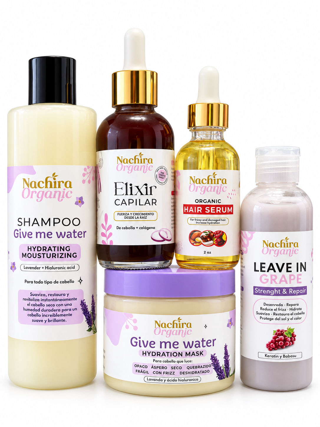 KIT GIVE ME WATER HIDRATACIÓN, FUERZA Y CONTROL DEL FRIZZ