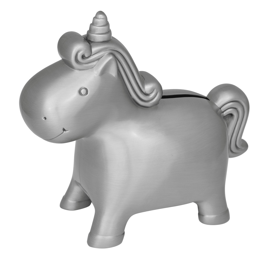 Brushed Unicorn Money Box